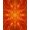 Red Orange Amber, Pattern 4, variant on ODIKA Optical Abstract Molten Artwork Interlocking Shapes Hallway Illusion for Home Office, Gaming Room, Under Desk, Non-Slip Chair-Friendly