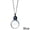 Blue, variant on Decorative Monocle Necklace Magnifier Present Hanging Tool Magnifying Glass I0T9