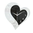 thumbnail image 4 of Tongina Acrylic Heart Shaped Wall Clock Decorative Wall Art Modern 30x27cm Wall Decoration Silent Non Ticking for Kitchen Lightweight, 4 of 8