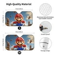 thumbnail image 2 of Super Mario Car Windshield Sun Shades, Front Windshield Sun Shade For Car Truck Suv, Foldable Sun Visor, Hardened Reflector Shield Cover, Keeps Your Vehicle Cool, 2 of 9