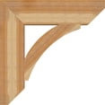 thumbnail image 3 of Ekena Millwork 6"W x 26"D x 26"H Thorton Slat Rough Sawn Bracket, Western Red Cedar, 3 of 4