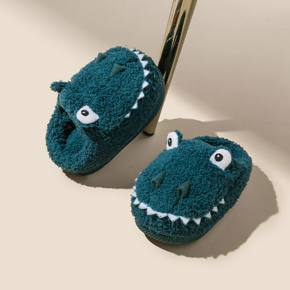 Gubotare Toddler Girl Slippers Kids Winter Indoor Household Shoes Toddler Boys Girls Winter Slipper Warm Slippers Soft Indoor Girls Boys Slipper (Blue,10)