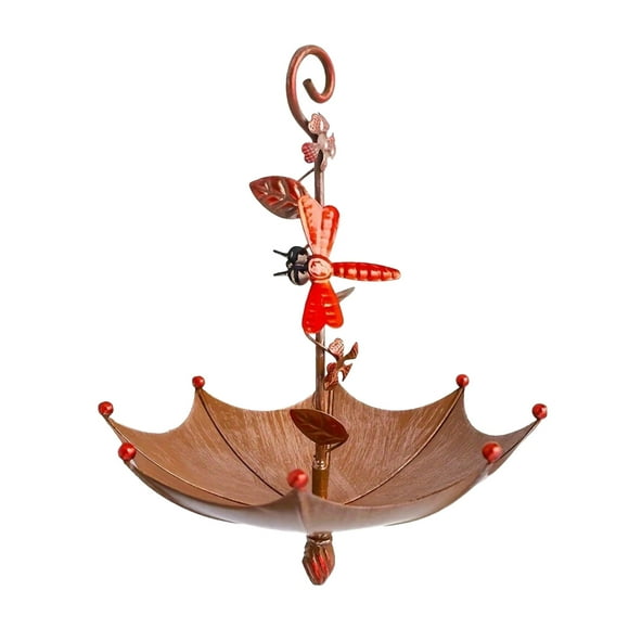 SHAGUOZHOU Automatic Feeder for outside No Squirrel Feeders for outside Umbrella Shaped Bird Feeder Tray Hanging Bird Feeder Tray Bird Bath For Outdoors Umbrella Shaped Hummingbird Feeder For Bird