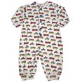 thumbnail image 3 of New Potato Baby Infant Boys Long Sleeve Cotton Coverall 30961-18Months (WHITE CARS AND TRUCKS), 3 of 3