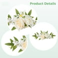 thumbnail image 3 of 3 Pcs Wedding Cake Flowers Decorations, Artificial Rose Cake Decorations, Burgundy Wedding Cake Decorations, Flower Cake Decorations, Ideal for Wedding Themes and Party Decor, 3 of 5