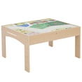 thumbnail image 5 of Teamson Kids Preschool Play Lab 85-Piece Wooden Train Table & Town Playset, 5 of 15