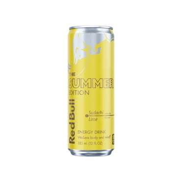 Red Bull Summer Edition Energy Drink,  Sudachi Lime,  12 fl. oz. Can,  80mg Caffeine