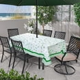 thumbnail image 3 of Nappe d'Extérieur Imperméable avec Trou pour Parasol pour Table Rectangulaire 60x84 Pouces Nappe de Patio avec Fermeture Éclair, 3 of 5