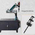 thumbnail image 4 of Tapping Machine Drill Bit, Drill Chuck Quick Changer TC820 Er32 Drilling Connection Handle Chuck Quick Change Drill Bit,1 x TC820-ER32 quick-change tapping machine drill chuck, 4 of 6