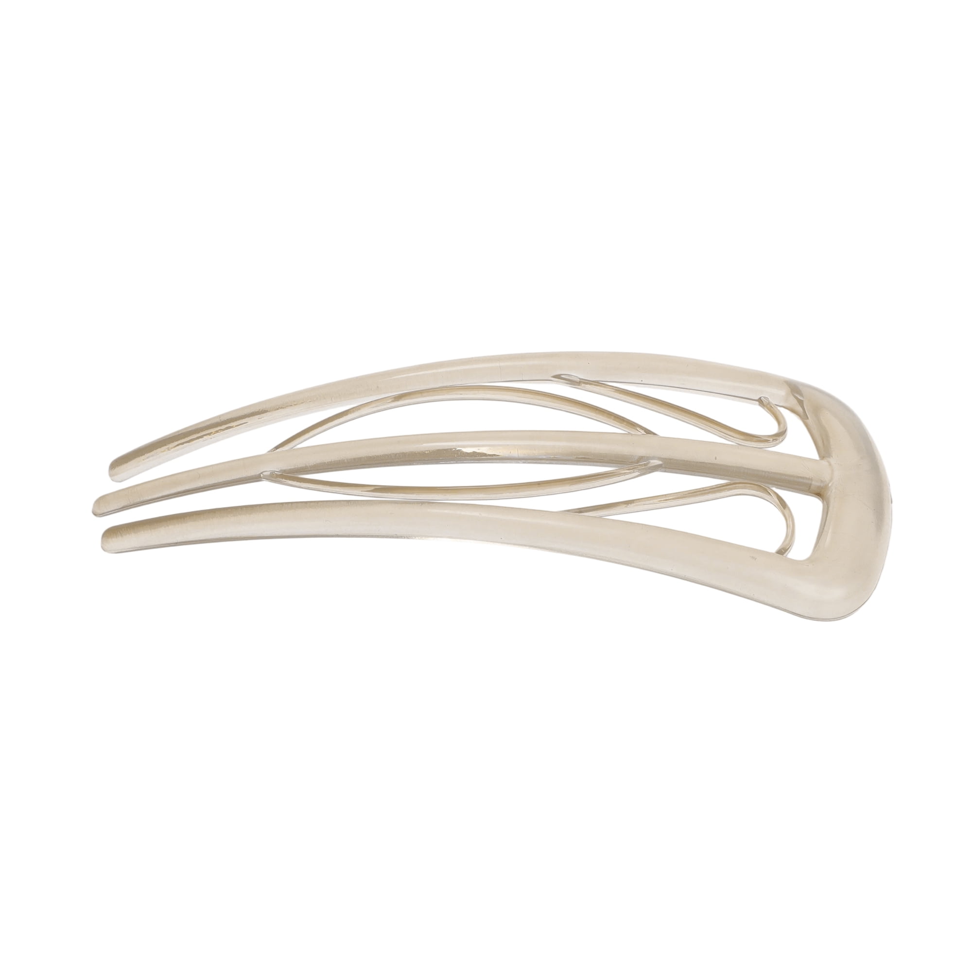 Unique Bargains U-shaped Hair Pin 4.33"x1.57" 1 Pcs Light Brown
