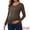 Coffee, variant on Women's Ruched Long Sleeve Maternity Blouses S Black