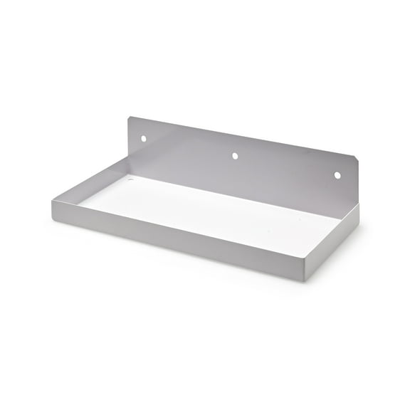 Triton Products 76126W White Steel Shelf for DuraBoard or 1/8 inch and 1/4 inch Pegboard