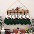 thumbnail image 2 of Calcetines de punto de copo de nieve rojo, alfabeto, medias de Navidad, colgante de árbol de Navidad, decoración para el hogar, regalos de Navidad, 2 of 4