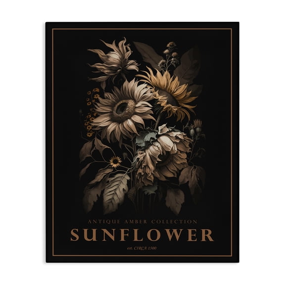 Stupell Industries French Country Antique Sunflower Bushel Canvas Art, 16 x 20, by Christopher Giampietro