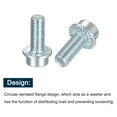 thumbnail image 4 of M10x25mm Flanged Socket Head Screws, 5 Pack 8.8 Grade Carbon Steel Flange Bolts, 4 of 5