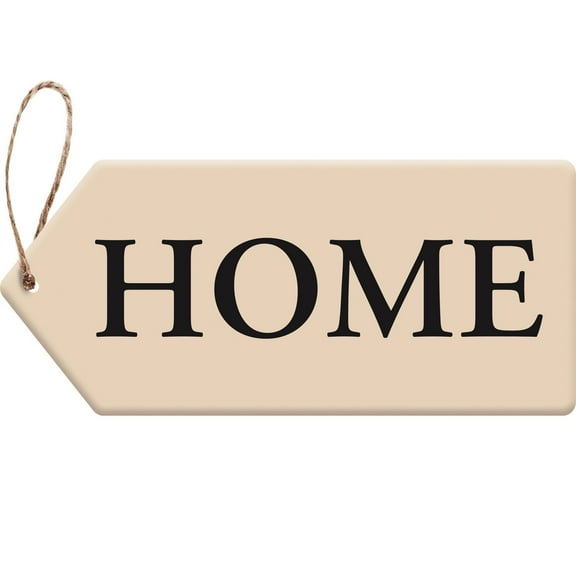 Evergreen Door Decor HOME Door Tag, 18'' x 8'' inches