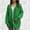 Green, variant on Amidoa Black Womens Sweaters Long Sleeve Button up Oversized Open Front Knit Cardigans Cardigans for Women L