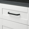 thumbnail image 3 of GlideRite 5-1/16 in. (128mm) Center-Center Curved Cabinet Bar Pull, Matte Black - 4843-128-MB, 10 Pack, 3 of 4