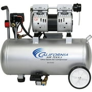 California Air Tools CAT-8010AAD 1 HP 8 Gallon Aluminum Tank Oil-Free Ultra-Quiet Air Compressor with Automatic Drain Valve