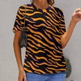 thumbnail image 6 of Animal Print Patterns T Shirts Basic T-Shirt Short Sleeve Ladies Tee Shirt Summer Graphic Clothing, 6 of 6