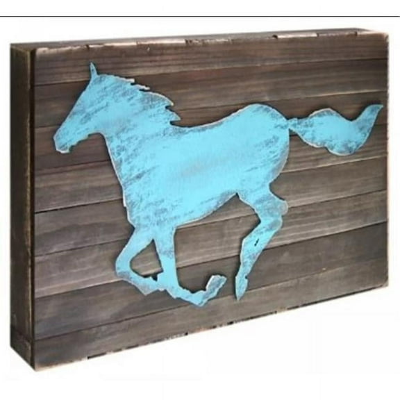 Designocracy G98150S3-24 Horse Herd Vintage Wall Decor