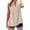 Khaki-Womens Tank Tops, variant on Cotton Linen Tank Tops for Women Plus Size Sleeveless V Neck Button Down Shirts Solid Color Textured Blouses Summer Loose Fit Tee