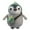A, variant on Soft Penguin Doll 25cm Cute Sleeping Baby Toy Soothing Comfort Stuffed Animal for Kids Children