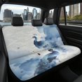 thumbnail image 7 of CHAQLIN Chinese Peacock Cloud Print, Soft Rear Bench Seat Covers Set of 2 Non-Slip Durable Back Seat Protectors for Car Interior Auto, 7 of 7