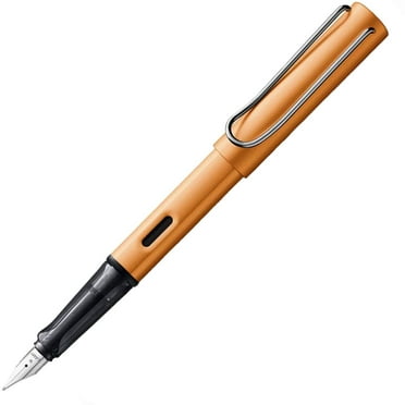 Lamy L27BR-F AL Star Snap On Cap Bronze Fountain Pen, Fine Nib