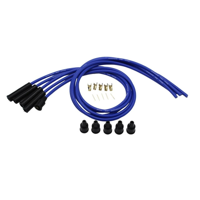 Accesorios Espirales Del Coche Del Sistema de Cables de La Bujía de La Base, Metal Del Silicón, 8m M con