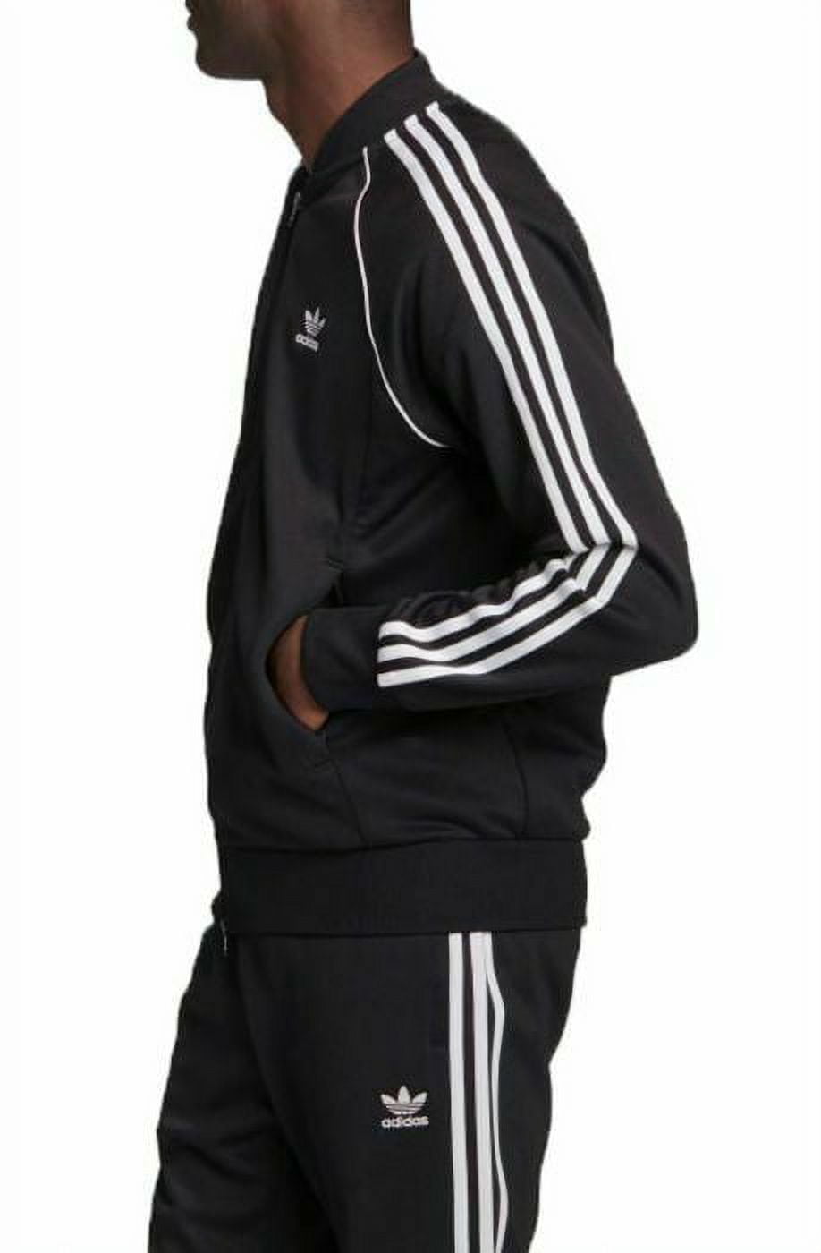 adidas Originals Men\'s Adicolor Classics X-Large Black/White Track Superstar Jacket