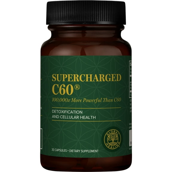 Global Healing Supercharged C60 Supplement - 30 Capsules