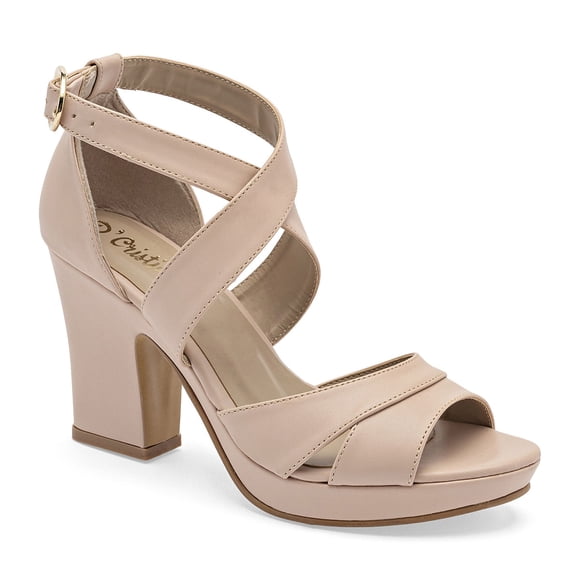 SANDALIA DE TACÓN D'CRISTIAN BEIGE 94361