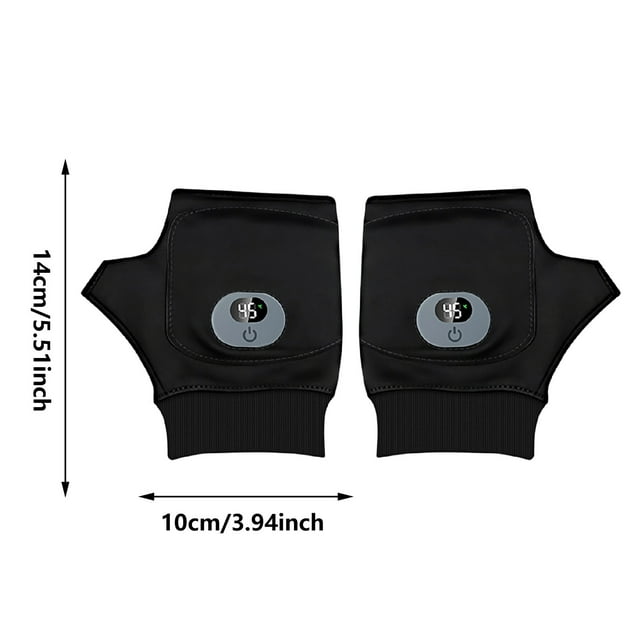 Heated Winter Gloves With 3-Stage Temperature Control Digital Display And USB Rechargeable Battery