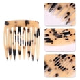 thumbnail image 3 of Peine lateral de plástico Mini peine de pelo de leopardo Peine de moño decorativo Pinza de pelo de leopardo Accesorios para peinar el cabello, 3 of 5