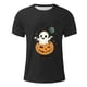 thumbnail image 4 of Blusas y camisas de manga corta y cuello redondo para hombre. Blusas/camisetas de manga corta con cuello redondo y estampado de Halloween para hombre. Blusa para hombre., 4 of 5