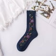 thumbnail image 4 of FhsagQ Socks Women's Socks Womens to Keep Warm Sock Restoring Ancient Ways Lightweight Cotton Socks Socks for Women Crotchless Plus Size Women's Socks Crotchless Bodysuit Navy One Size, 4 of 4