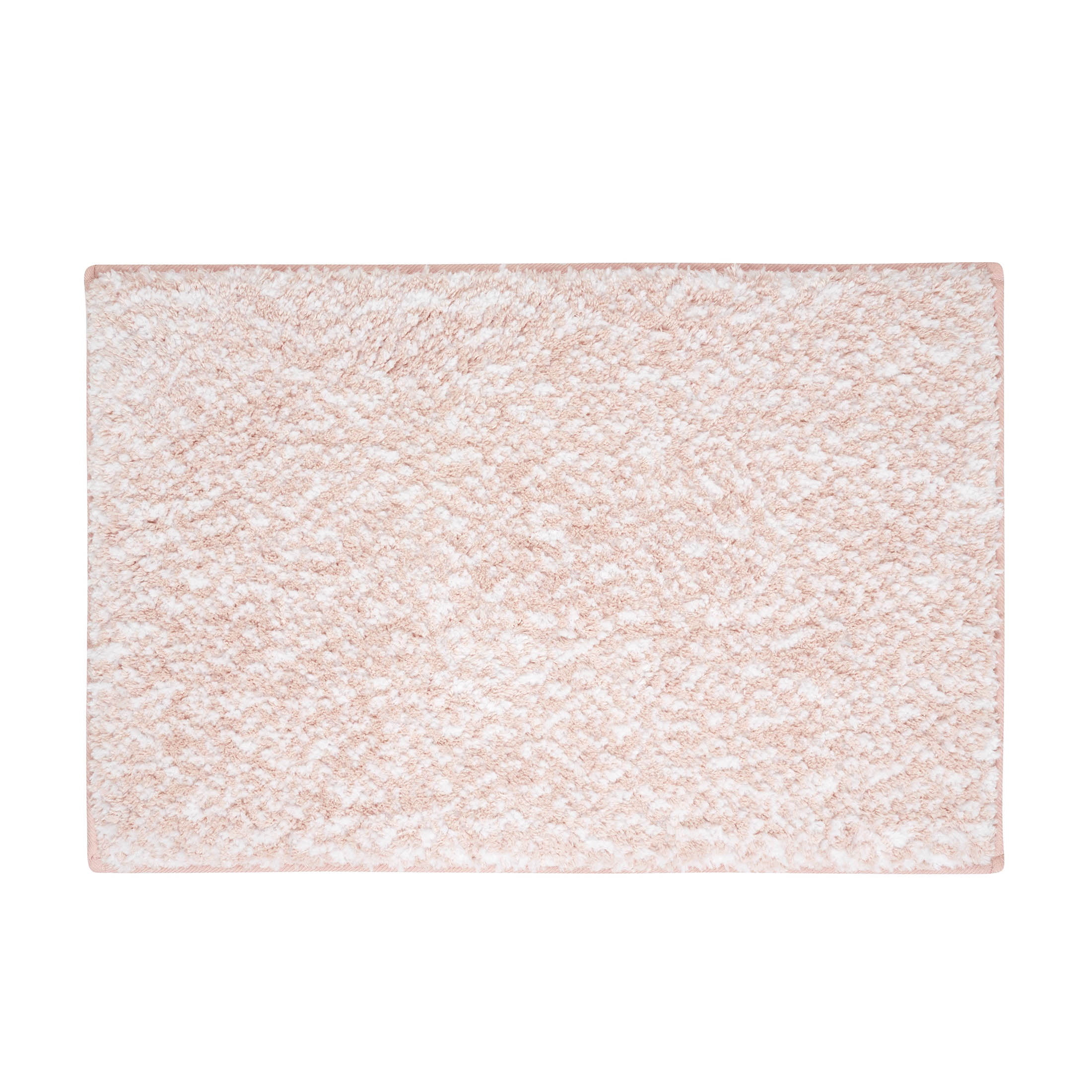 VCNY Home Heathered Peach Memory Foam Bath Rug, 20" x 32"