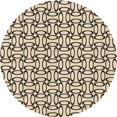 thumbnail image 1 of Ahgly Company Machine Washable Indoor Round Transitional Vanilla Gold Area Rugs, 5' Round, 1 of 7