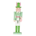 thumbnail image 1 of Figura de Cascanueces de Conejo de Pascua, Decoración de Pascua, Centro de Mesa de 30 cm Verde, 1 of 7