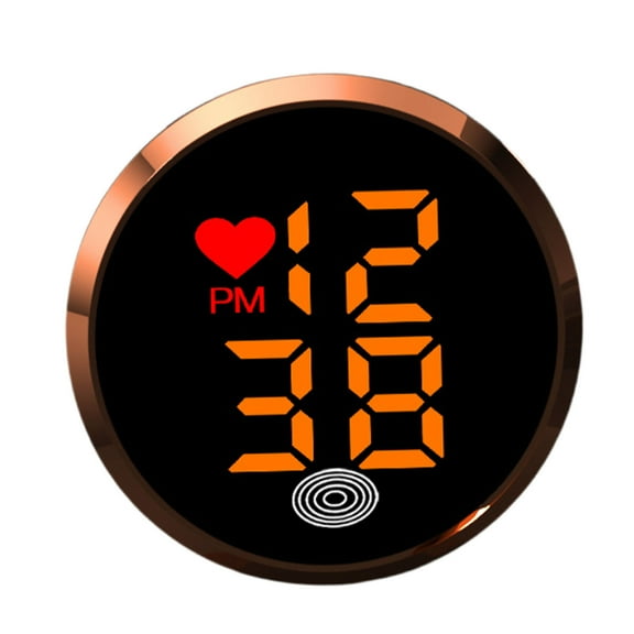 Clock For Motorbike Digital Clocks Small Stick On LED Display Timepiece Watch Ideal For Boats