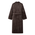 thumbnail image 6 of Cekizud Bathrobe for Women Thick Fleece Water Absorbent Wrap Belt Long Sleeve Robe, 6 of 6