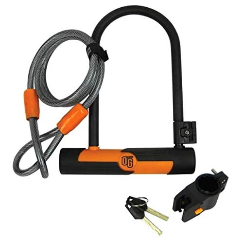 u lock with cable how to use