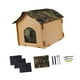 thumbnail image 2 of Casa aislada para mascotas, refugio cálido para gatos, escondite para gatos fácil de montar, casa exterior para gatos, casa para gatos callejeros para M, 2 of 8