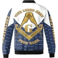 thumbnail image 5 of Lotusprinthandmade Personalized Freemason White Compass Symbol All-over Print Bomber Jacket Multicolor, 5 of 5