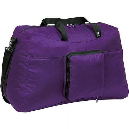 Protege Brand Adult and Teen 32" Large Expandable Duffel Bag, Plum