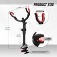 thumbnail image 6 of REDCAMP Oversized Folding Camping Chair with Fishing Rod Holder 2-in-1 Bundle, Heavy Duty Portable Lawn Chair with High Back, Cup Holder, Detachable Rockers, Black (Fishing Rod Not Included), 6 of 13