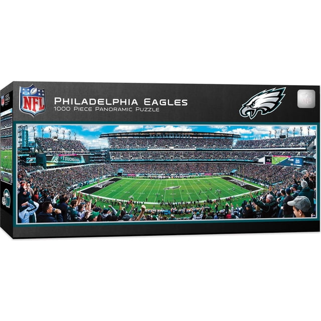 MasterPieces NFL Philadelphia Eagles Stadium Panoramic Jigsaw Puzzle, 1000 Pieces