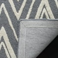 thumbnail image 4 of SAFAVIEH Cambridge Sam Geometric Wool Runner Rug, Dark Gray/Ivory, 2'6" x 10', 4 of 8