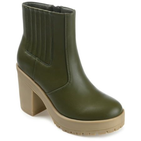 

Journee Collection Womens Riplee Almond Toe Platform Ankle Booties
